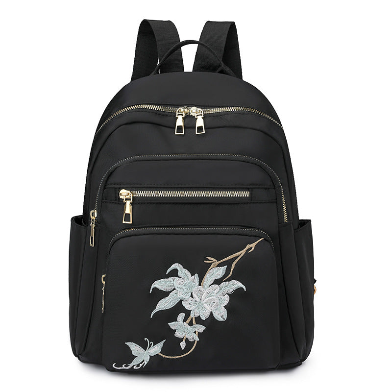 Bestickter Mehrfach-Taschen Rucksack