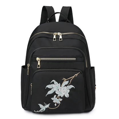 Bestickter Mehrfach-Taschen Rucksack