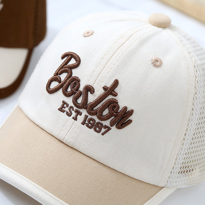 Herren verstellbare Mesh-Rückseite Baseballmütze Brehn