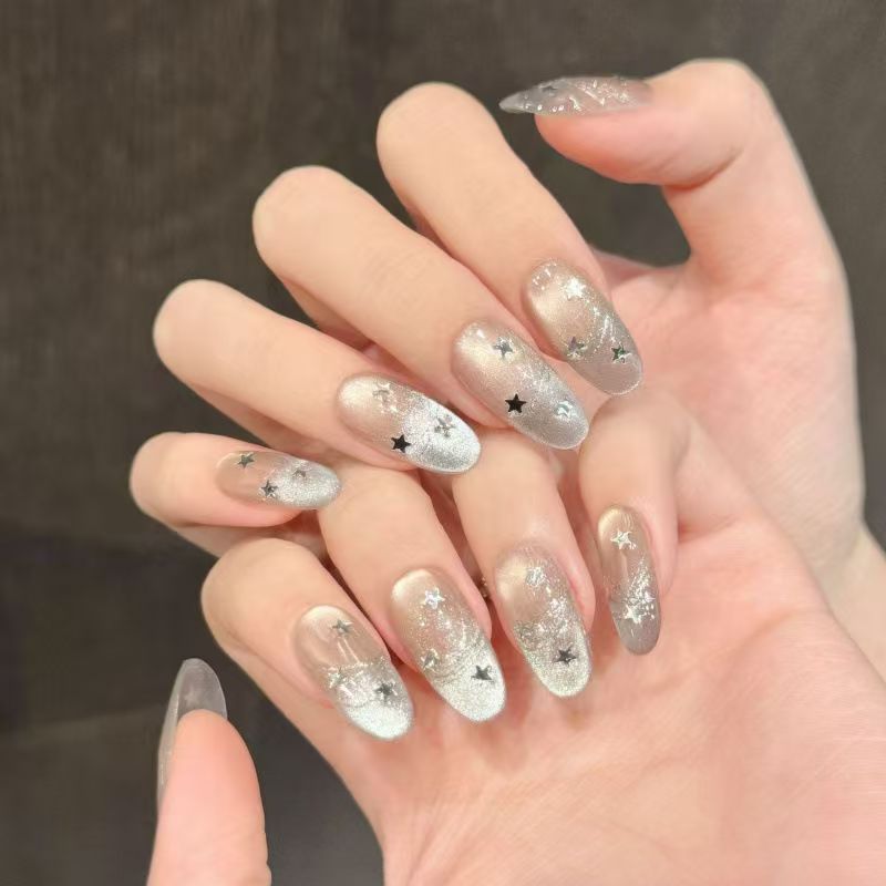 Premium Glitter Press-On Nail Tips Brehn