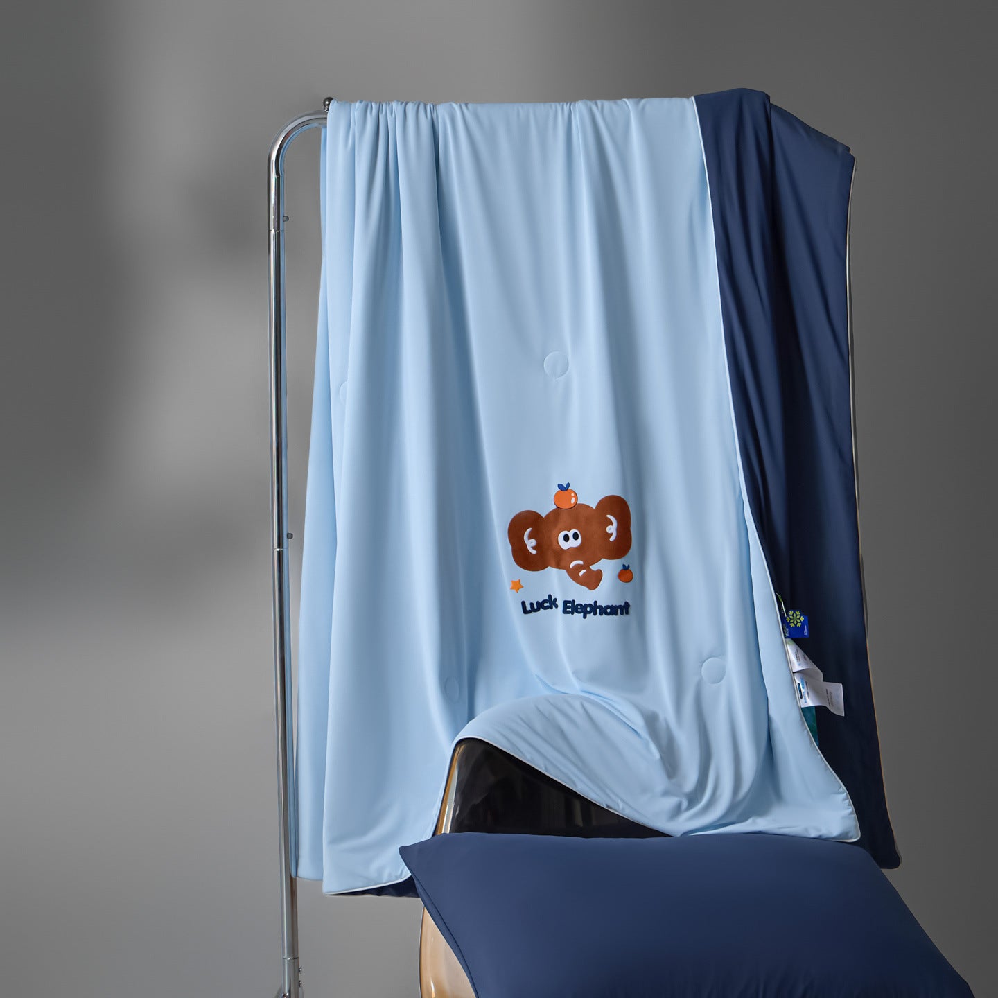 Damen kuschelige Mikrofaserdecke mit fröhlichem Motiv Brehn