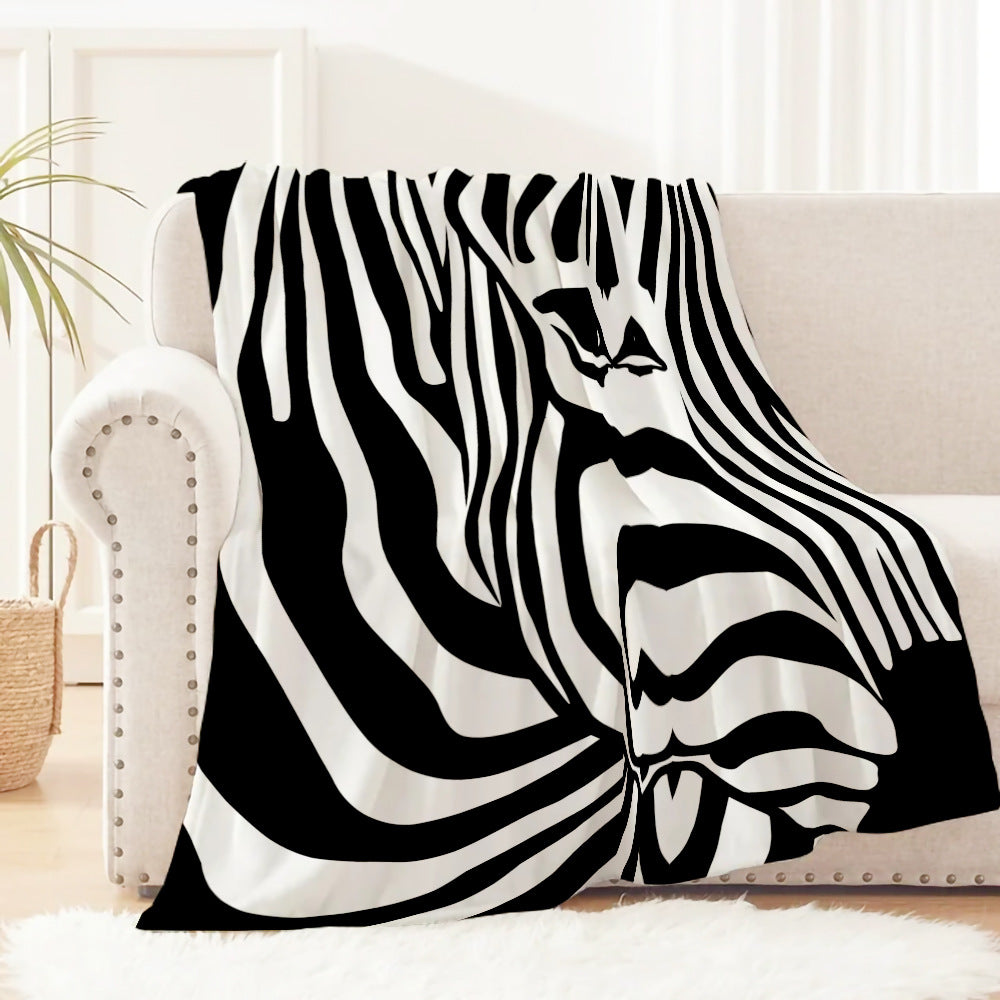 Stilvolles Zebra-Print-Decke Brehn