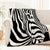 Stilvolles Zebra-Print-Decke Brehn