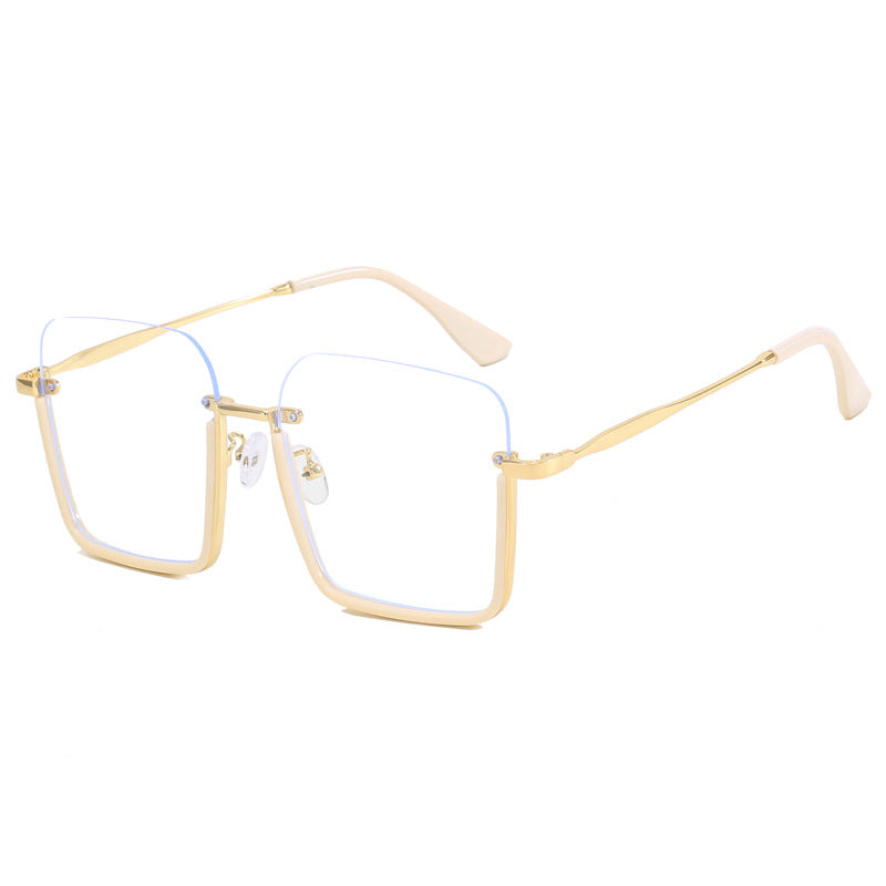Damen oversized Sonnenbrille mit elegantem Geometrie-Rahmen Brehn