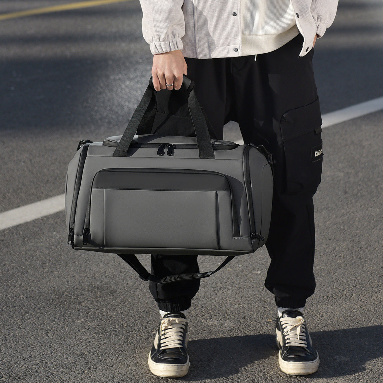 Multifunktionale essentielle Reise-Duffel-Tasche Brehn