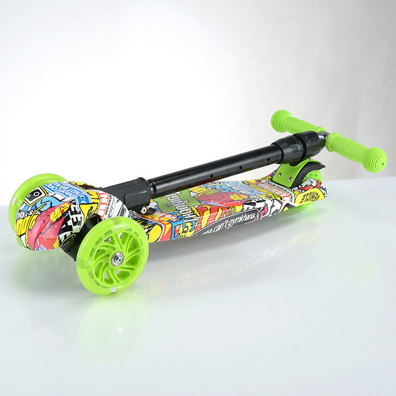 Kinderfreundlicher faltbarer Kick-Scooter Brehn