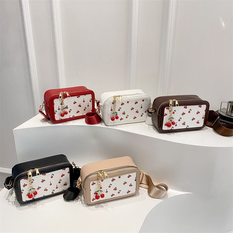 Fun Kirschenmotiv Umhängetasche Brehn