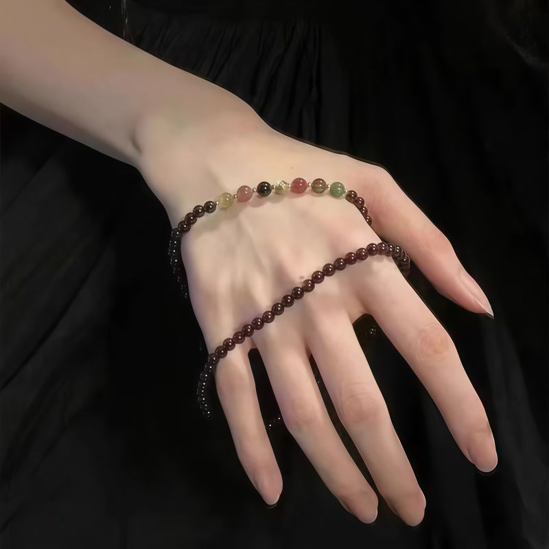 Natürliche Stein Perlenarmband Brehn