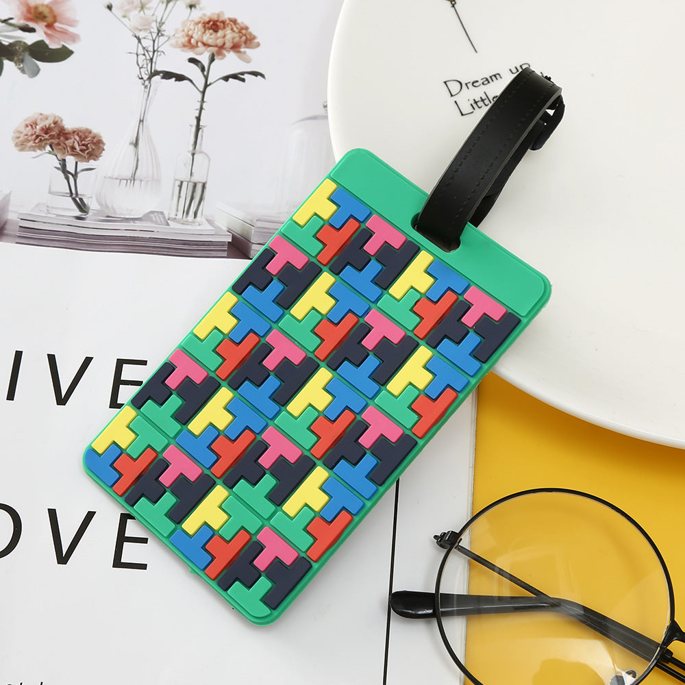Unisex Gepäckanhänger mit modernem geometrischem Design Brehn