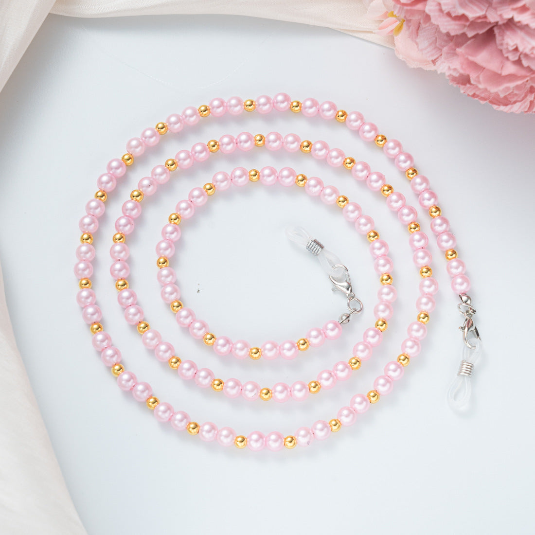 Stylische Perlen-Brillenband Brehn