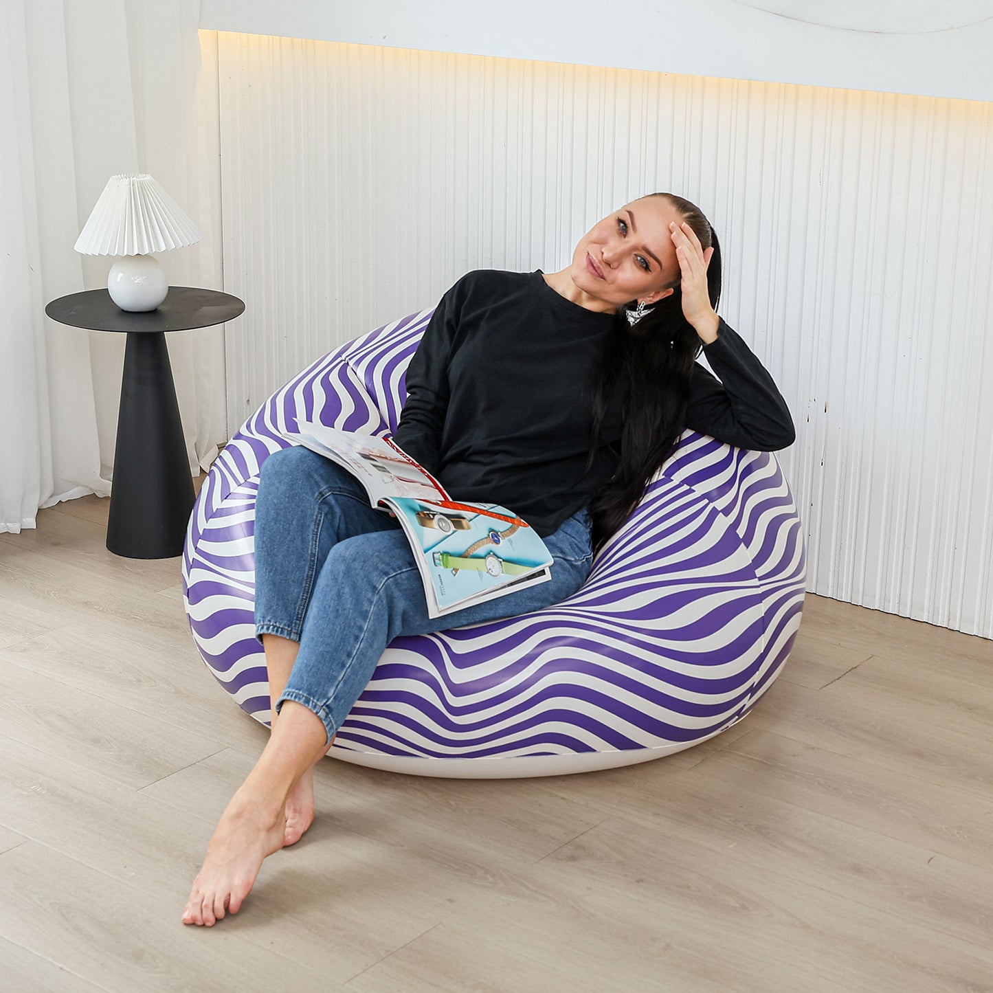 Damen Ergonomische Sitzgelegenheit mit buntem Design Brehn