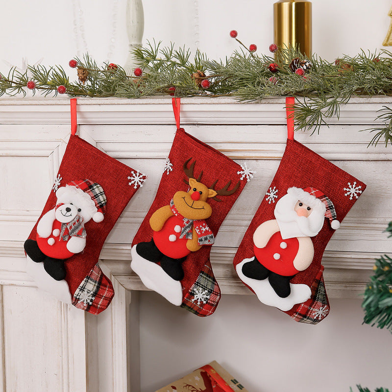 Weihnachtsstrumpf mit Rentierdesign Brehn