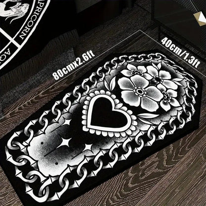 Totenkopf-förmiger dekorativer Bereich Baumwolle
