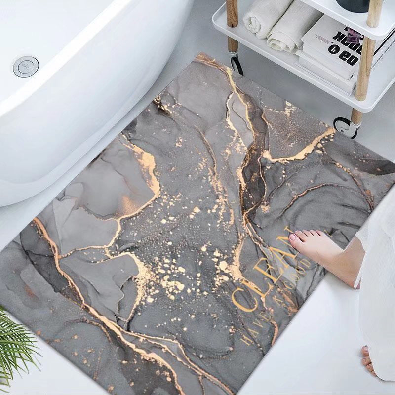 Luxuriöse Marmor Design Badematte Brehn
