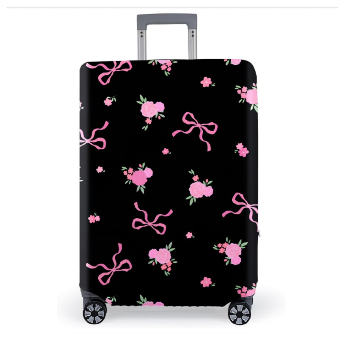 Unisex nan elastische Kofferhülle mit Mandala-Motiv, dehnbarer Schutzbezug für Teleskopgriff und Rollen Brehn
