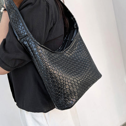 Texturiertes gewebtes Hobo Bag Brehn
