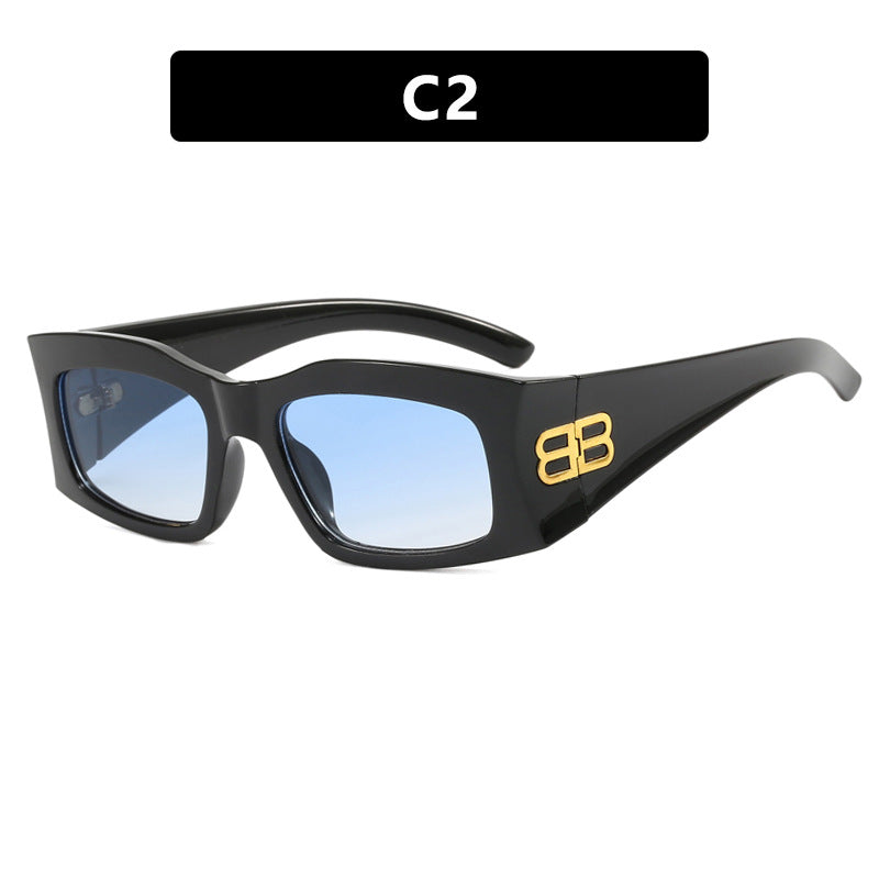 Damen modische Sonnenbrille mit kantigem Rahmen und Polarisierten Gläsern Brehn