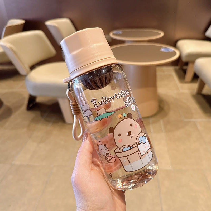 Damen Trendi und farbenfrohe Wasserflasche Brehn