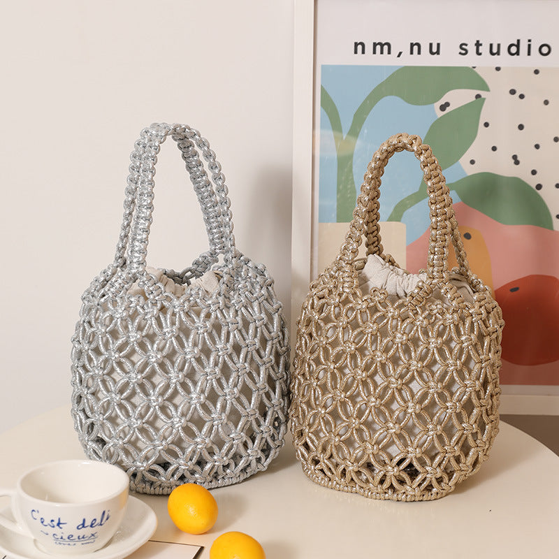Trendige Shopper-Tasche mit Einzigartigem Netzdesign Brehn