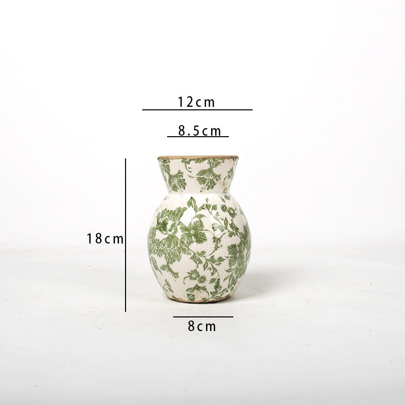 Florale Keramikvase Brehn