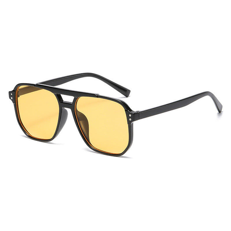 Damen Rechteckige Sonnenbrille mit UV-Schutz und polarisierten Gläsern Brehn