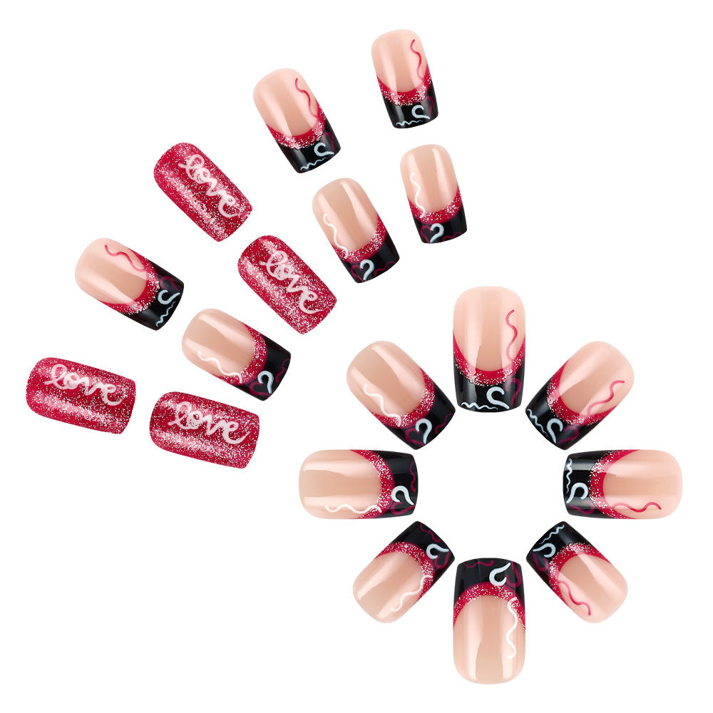 Glamourös Glitter Nagelkunst Design Brehn