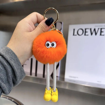 Spaß Fluffiger Charakter Schlüsselanhänger Brehn