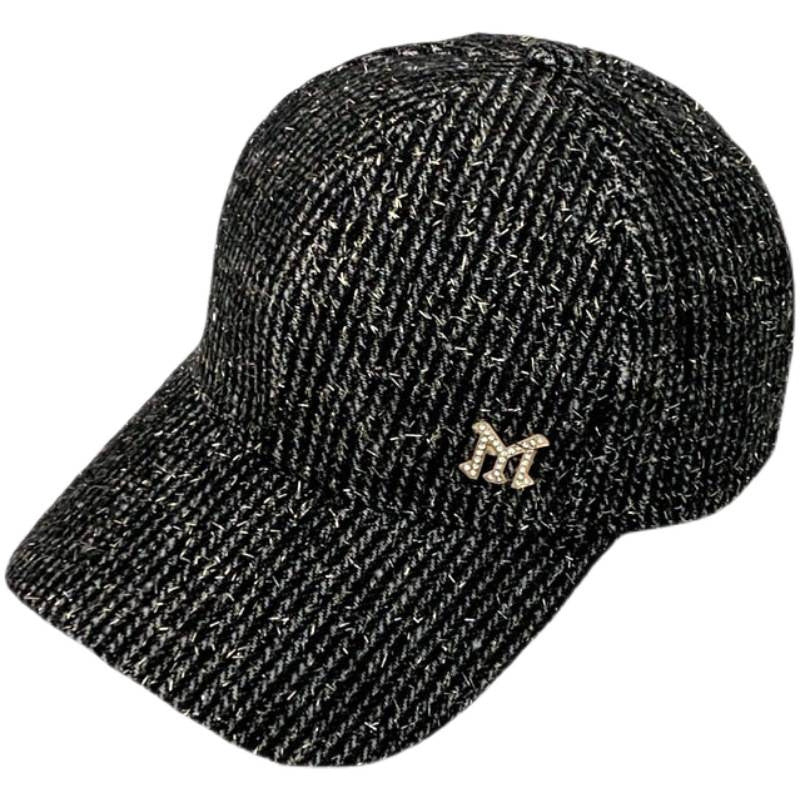Damen Strukturierter Strick Baseballcap Brehn