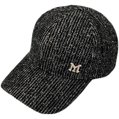Damen Strukturierter Strick Baseballcap Brehn