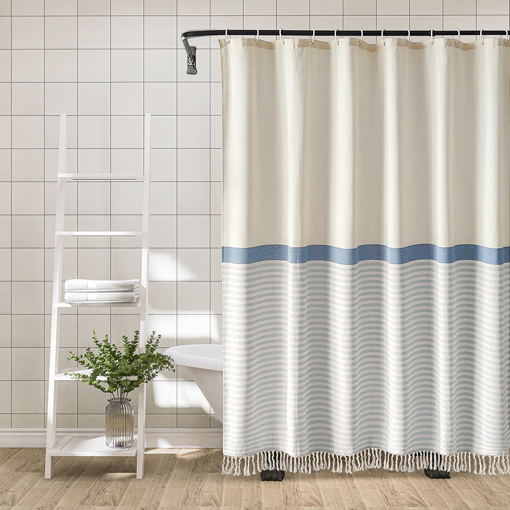Elegante Texturierte Duschvorhang Brehn