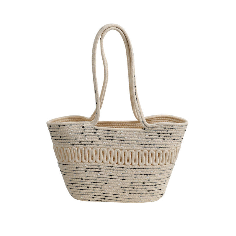 Damen trendige geflochtene Handtasche Brehn
