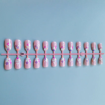 3D Blumen Acryl Nail Art Set