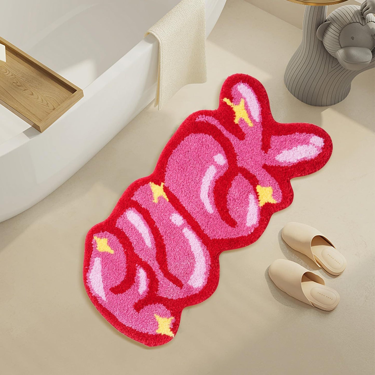 Cute Bunny-Förmige Badmatte Brehn