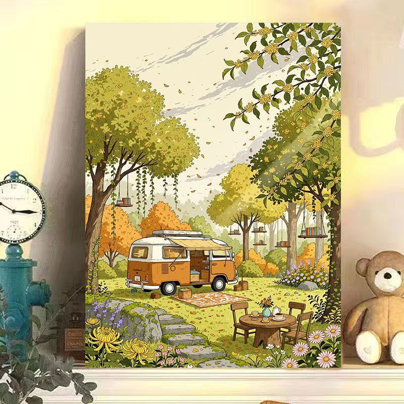 Verzauberte Wald Abenteuer Wandkunst Brehn