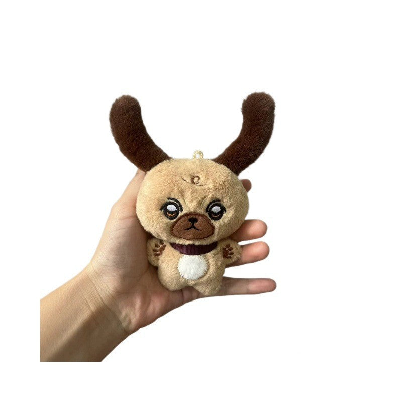 Micro Cuddly Plush Puppy Pocket Pal mit schlappen Ohren Brehn