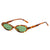 Modische ovale Rahmen-Sonnenbrille Brehn