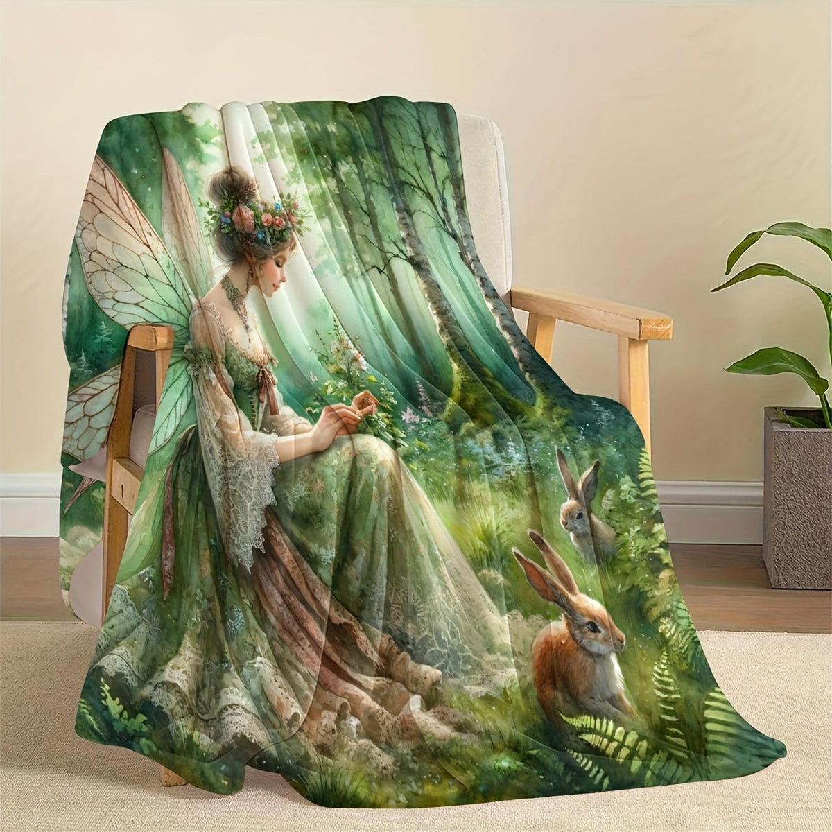 Fantasy-inspirierte gemütliche Decke