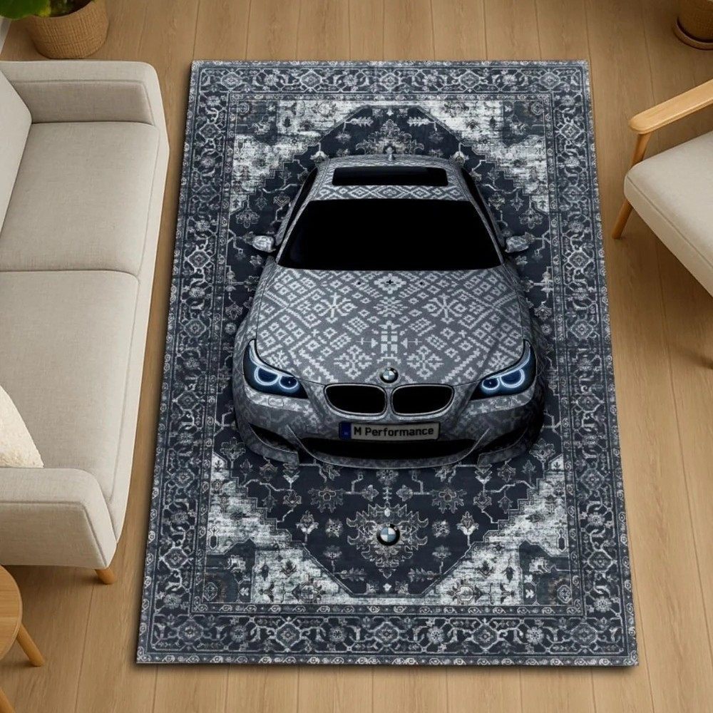 3D Auto Illusion Teppich