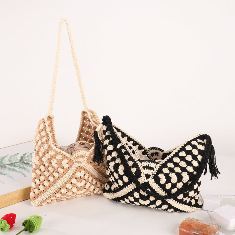 Kreative Handarbeit Schultertasche Brehn