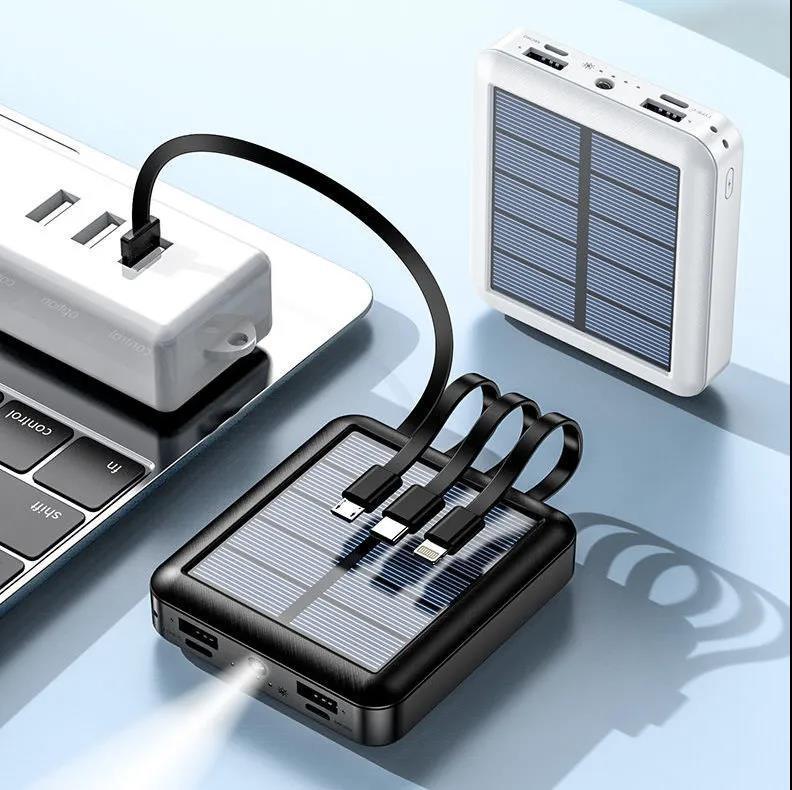 Solarbetriebene Powerbank Brehn