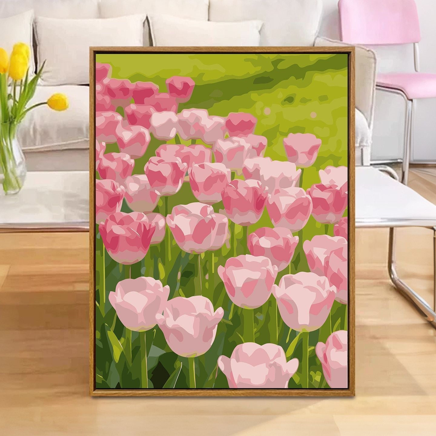 Floral Reflection Leinwanddruck Brehn