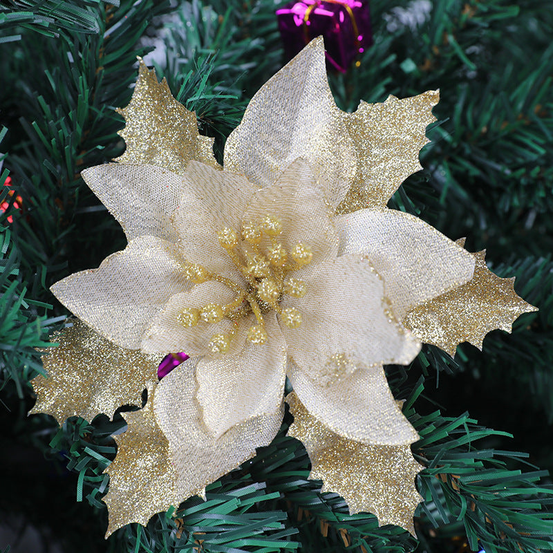 Dekorative glitzernde Blumenakzent Brosche Brehn