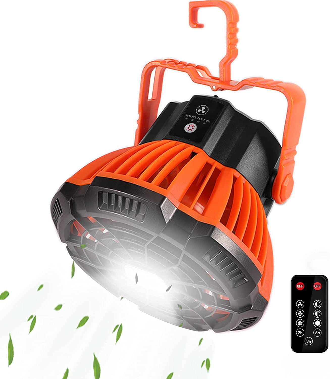 Tragbare LED-Laterne mit Ventilator Brehn