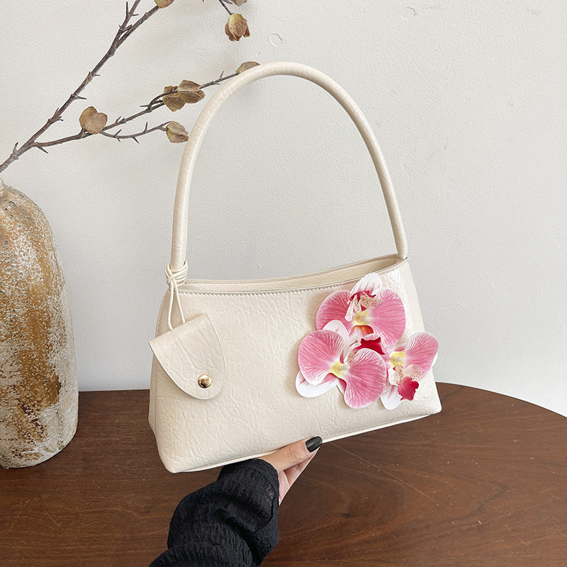 Floral Accent Handtas