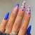 Kunstnagelset mit Herz-Design und Glitzer-Akzenten Brehn