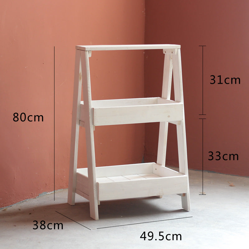 Multifunktionale Holzstehleiter Brehn