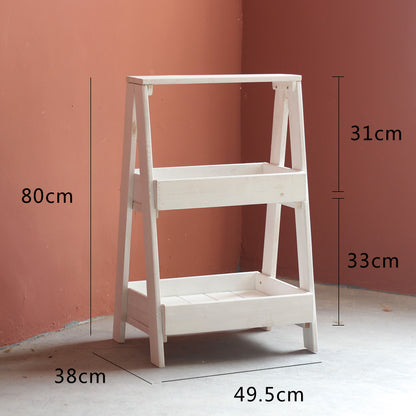 Multifunktionale Holzstehleiter Brehn