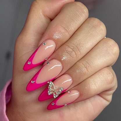 Dekorative 3D Schmetterling Nagelkunst Extensions Brehn