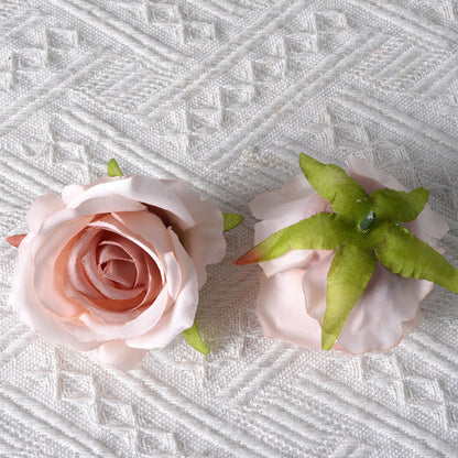 Eleganter Stoff Blumen Haarclip
