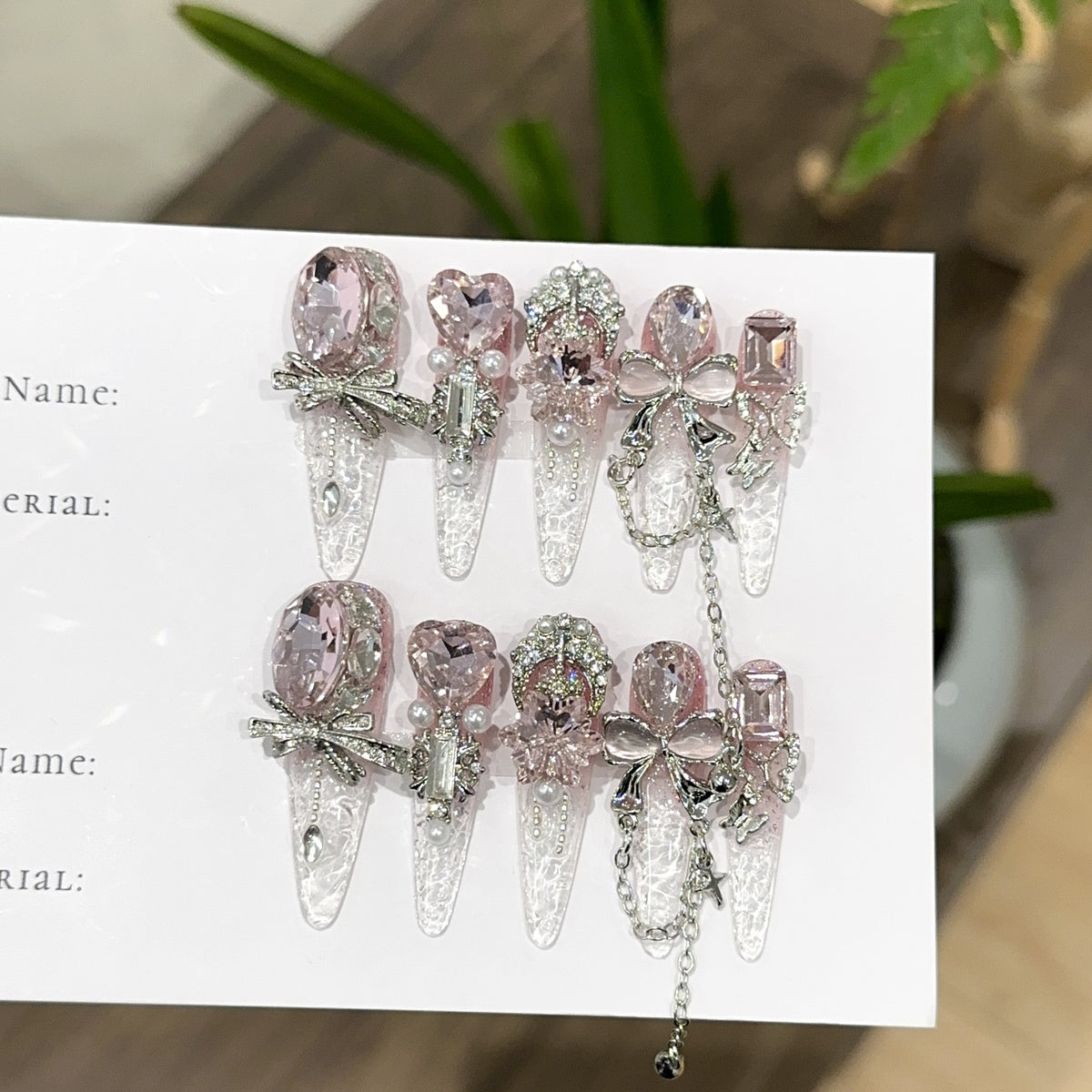 Dekoratives Strass-Haarspangen-Set